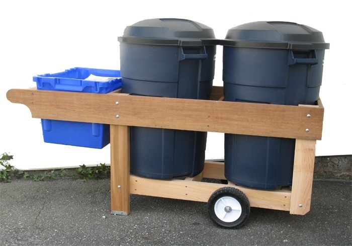 Bin-Buddy Deluxe Garbage Cart
